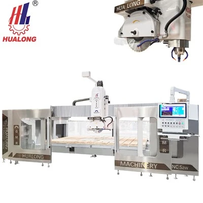 5 axe CNC Bridge Machine de ferăstrău